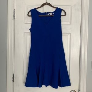 DVF blue dress